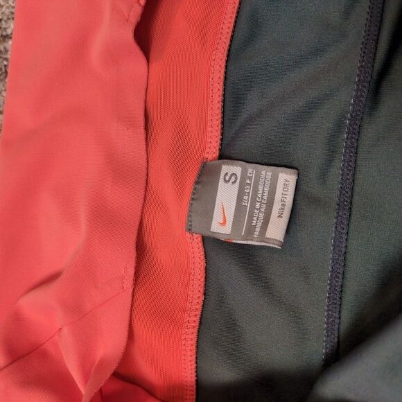 Nike Serena Williams Dress Small Orange Gray Tennis 2009 French Open Activewear - Picture 6 of 9